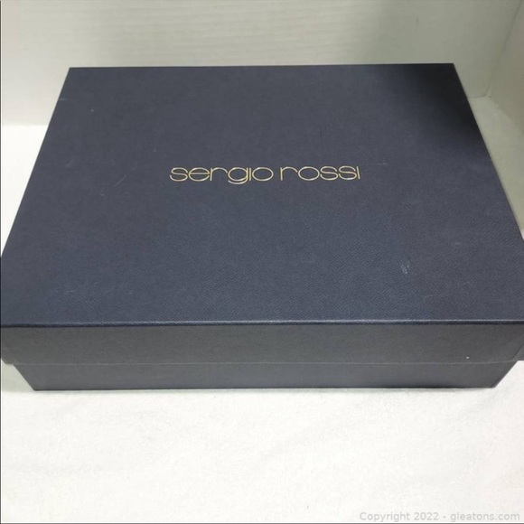 SERGIO ROSSI Atalia Scarpe Donna Embellished Suede Ankle Booties - Picture 11 of 12